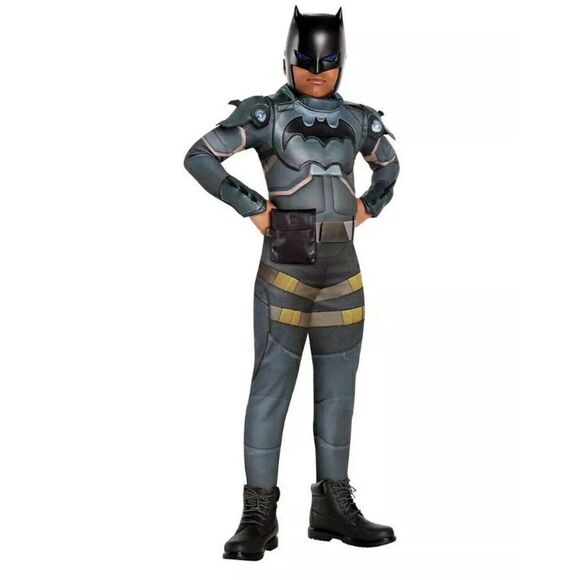 Fortnite Armored Batman Zero Costume Youth Boys L 12-14 Complete Outfit Cosplay - Picture 1 of 8